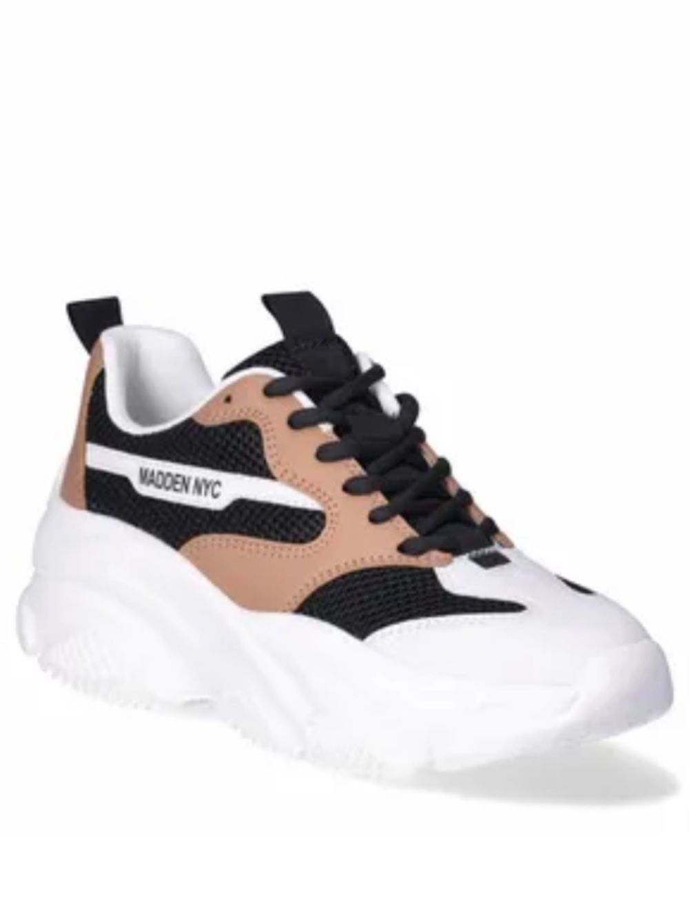 STEVE MADDEN Sneakers Chunky Platform Brown White Size 7.5